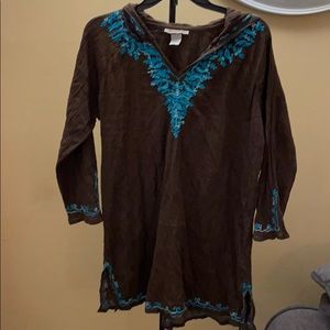 Cover up tunic Sz L